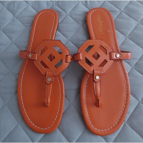j mclaughlin Shoes Sandals, Orange Color, Comfort, Women's Size 8M,new,never Use - Picture 1 of 9